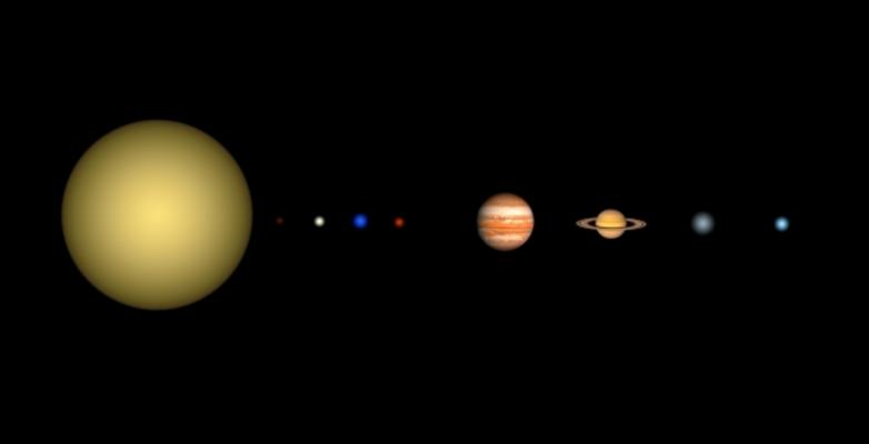 Die Sonne und die acht echten Planeten from Armin Opherden