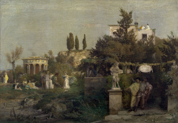 Tavern in Ancient Rome from Arnold Böcklin