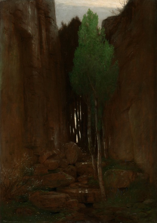 Spring in a Narrow Gorge from Arnold Böcklin