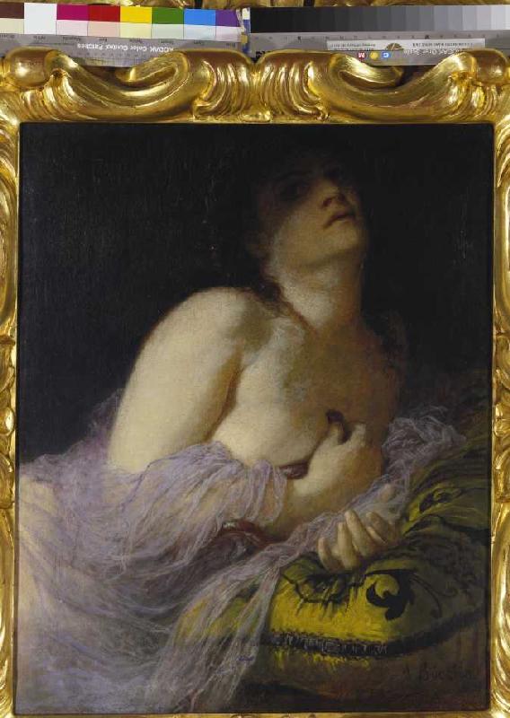 Die sterbende Kleopatra. from Arnold Böcklin