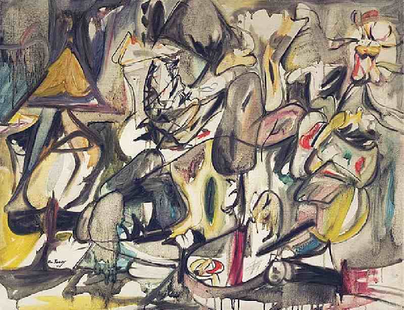 The leaf of the artichoke is an owl from Arshile Gorky