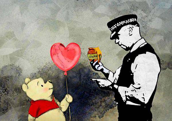 Banksy, Hello Winnie The Pooh from Benny Arte