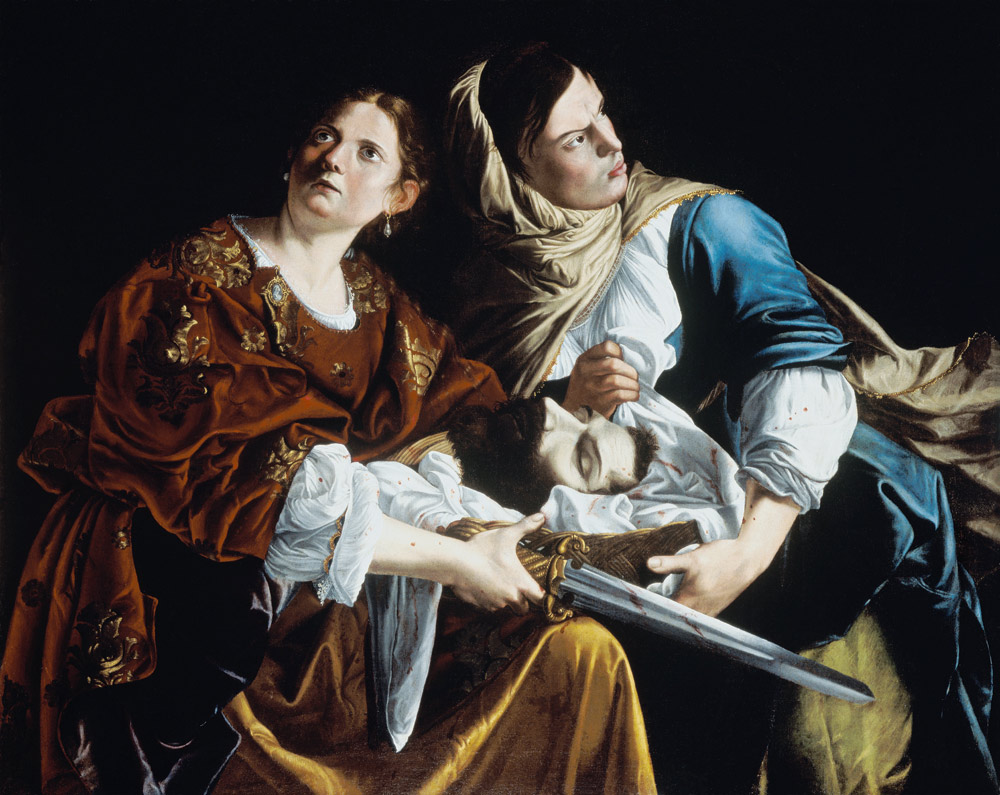 Judith mit dem Haupt des Holofernes. from Artemisia Gentileschi