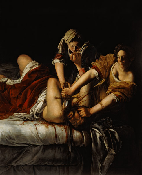 Judith enthauptet Holoferns from Artemisia Gentileschi