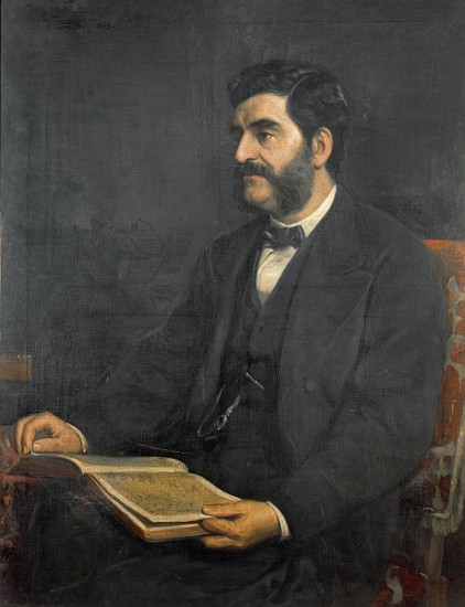 Portrait of Hormuzd Rassam from Arthur Ackland Hunt