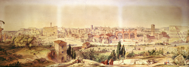 Rome As It Is, from the Palatine Hill from Arthur Ashpitel