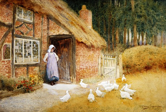 The Goose Girl from Arthur Claude Strachan