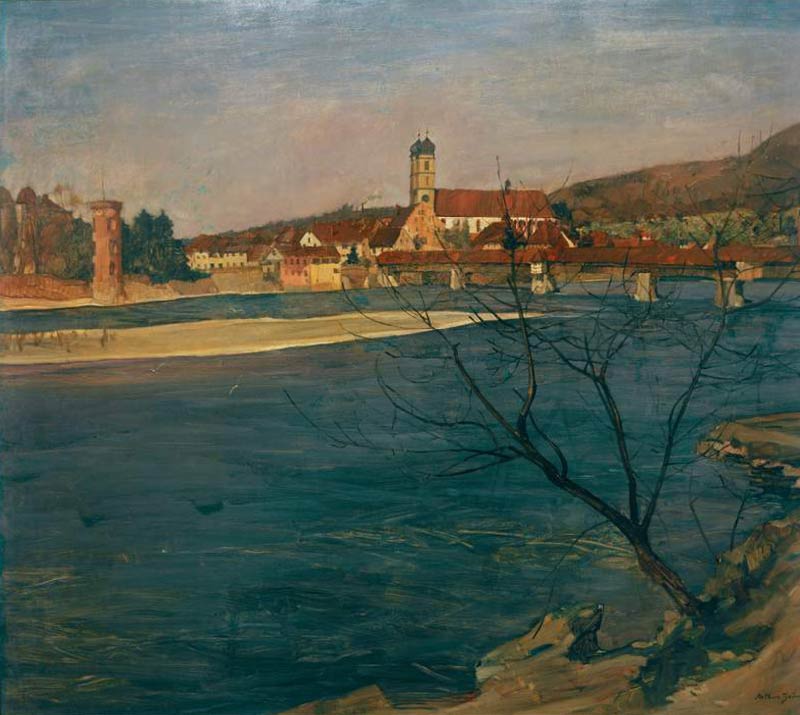 Rhine at Säckingen from Arthur Grimm
