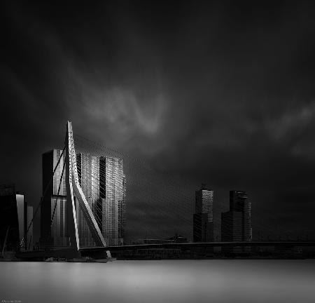 Die Erasmus-Brücke Rotterdam,Niederlande