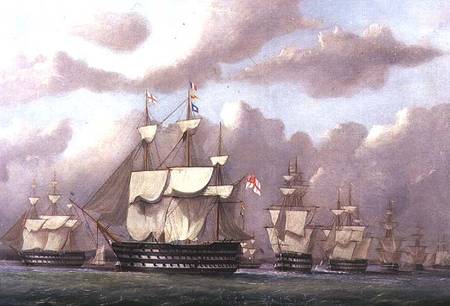 The Vice-Admiral of the White Arriving at Spithead from Arthur Wellington Fowles