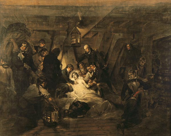 The Death of Nelson, 21st October 1805 from Arthur William Devis