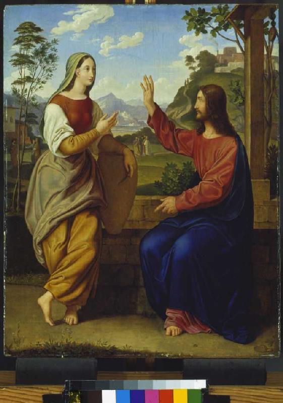 Christus und die Samariterin am Brunnen from Ary Scheffer