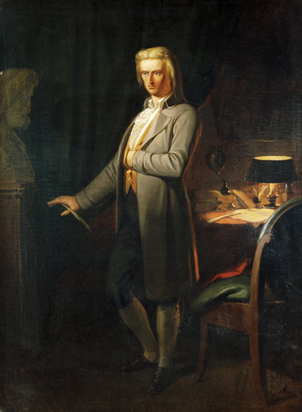 Johann Christoph Friedrich Schiller from Ary Scheffer