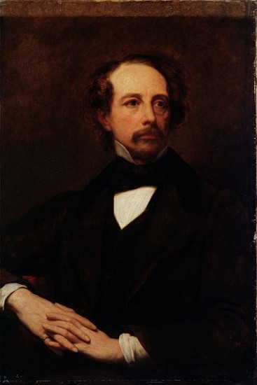 Portrait of Charles Dickens (1812-1870) 1855 from Ary Scheffer