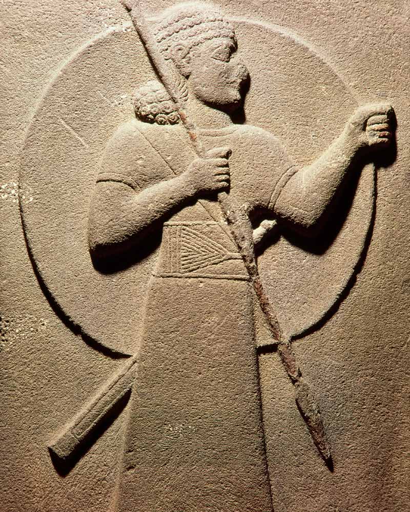 Relief depicting a Hittite warrior, from Carchemish from Assyrian School