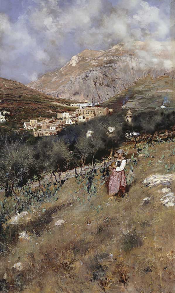 Ansicht von Capri, 1890 from Attillo Pratella