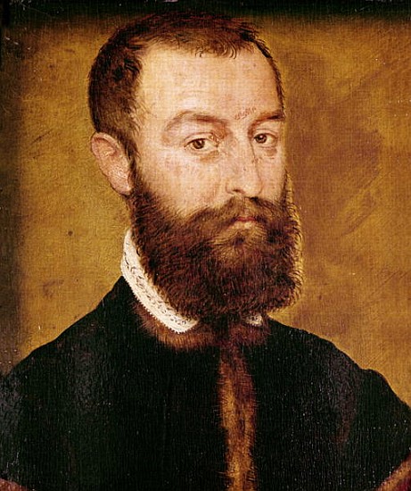 Portrait of a Man with a Beard or, Portrait of a Man with Brown Hair from (attr. to) Corneille de Lyon