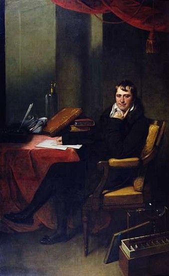 Portrait of Humphry Davy (1778-1829) from (attr. to) Archer James Oliver