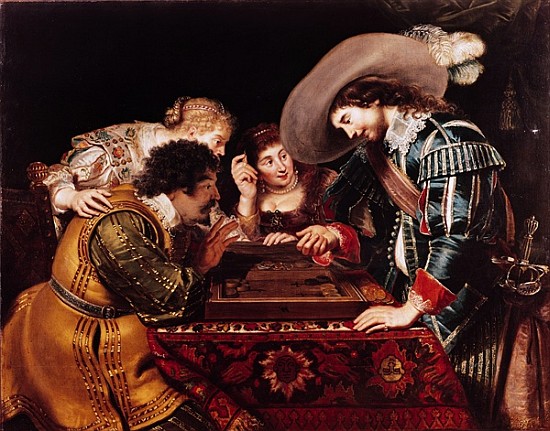 The Game of Backgammon from (attr. to) Cornelis de Vos