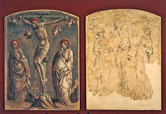 Crucifixion, 1448 (fresco & sinopia) from (attr. to) Parri Spinelli