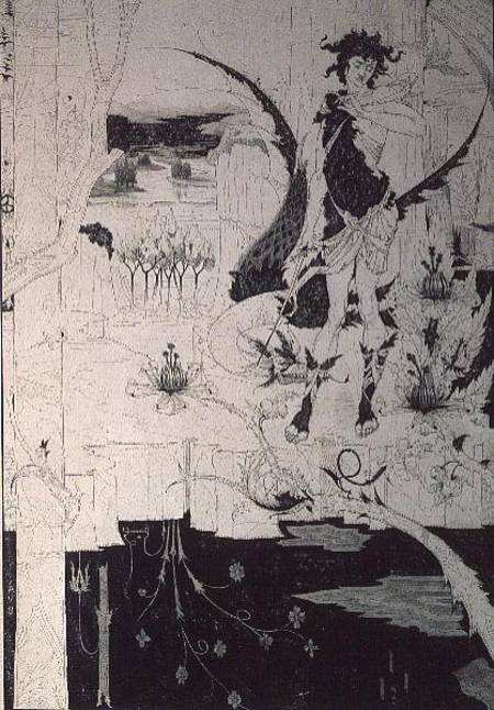 Siegfried, from Act II of 'The Ring of the Nibelung' by Wagner from Aubrey Vincent Beardsley