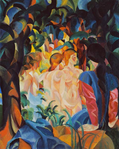 Badende Mädchen from August Macke