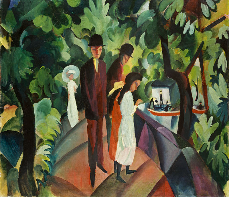 Spaziergang from August Macke