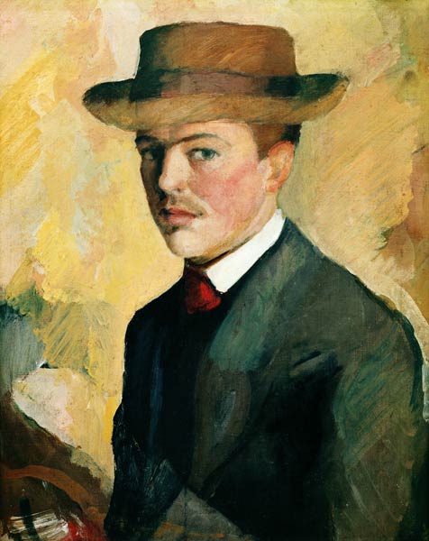 Self-portrait 1909 from August Macke