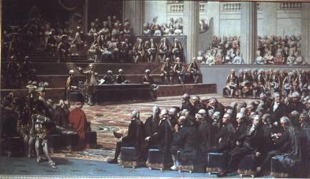 Opening of the Estates General at Versailles on 5th May 1789 from Auguste Couder