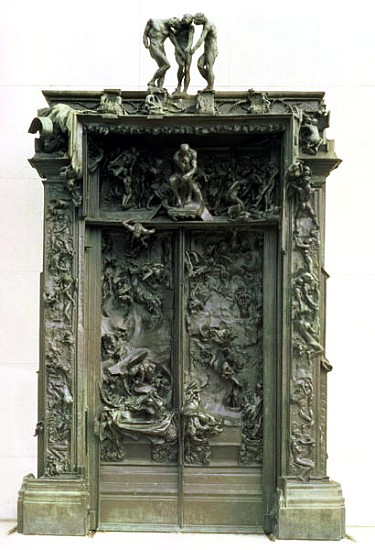 The Gates of Hell, 1880-90 (bronze) from Auguste Rodin