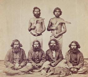 Aboriginal Men, c.1870 (albumen print)