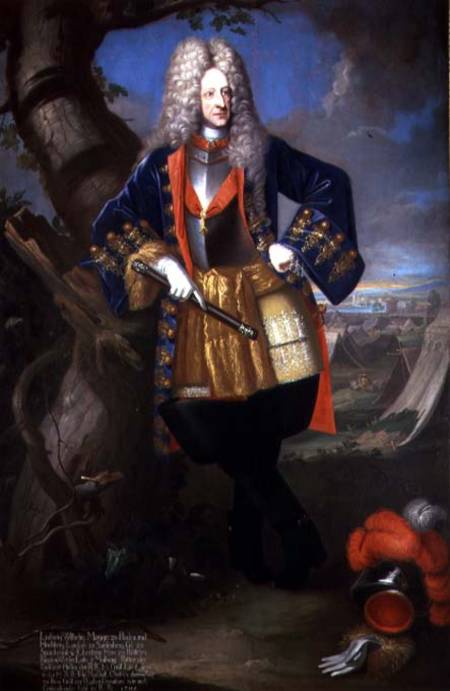 Ludwig Wilhelm, Count of Baden (1655-1707) from Austrian School