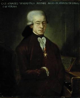 Portrait of Wolfgang Amadeus Mozart (1756-91)