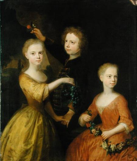 The Children of Councillor Barthold Heinrich Brockes (1680-1747) from Balthasar Denner