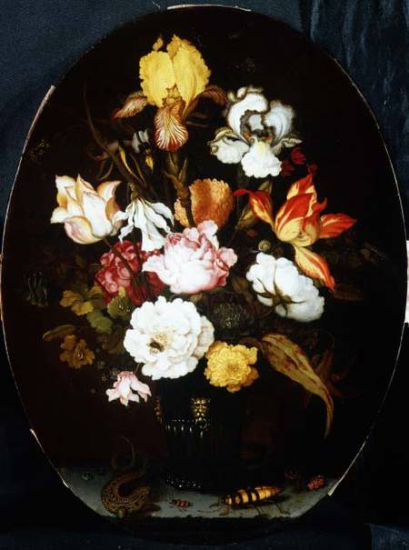 Still Life of Flowers in a Vase, 1624 from Balthasar van der Ast