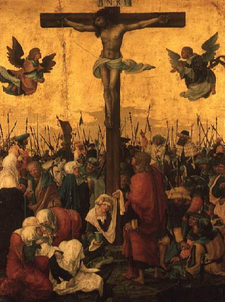 Crucifixion with the Virgin and St. John the Baptist from Barnaba da Modena