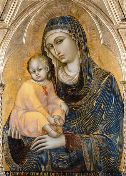 Madonna mit dem Kind. from Barnaba da Modena