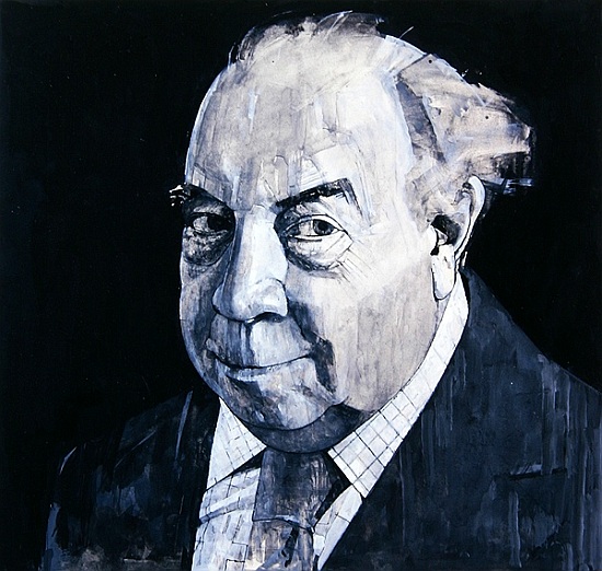 Portrait of J.B. Priestley, illustration for The Listener, 1970s from Barry  Fantoni