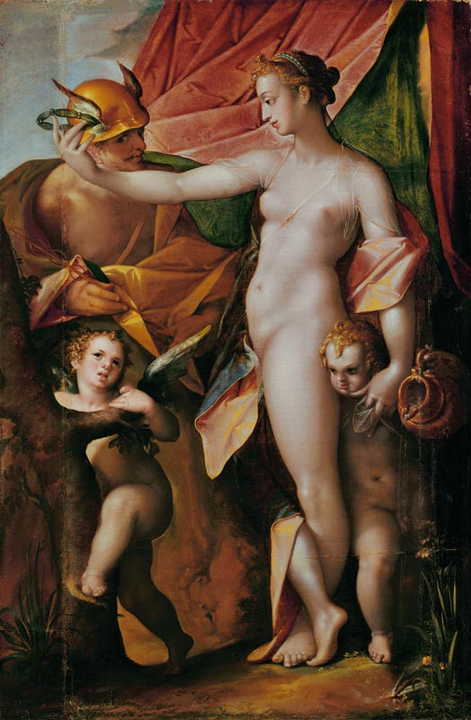 Venus und Merkur from Bartholomäus Spranger