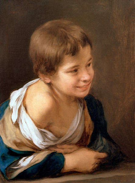 A Peasant Boy Leaning on a Sill from Bartolomé Esteban Perez Murillo