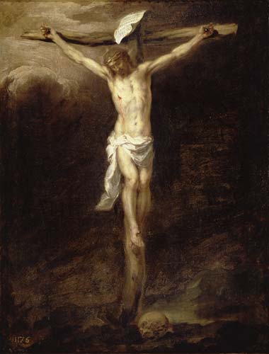 Christus am Kreuz. from Bartolomé Esteban Perez Murillo