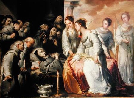 The Death of St. Clare from Bartolomé Esteban Perez Murillo