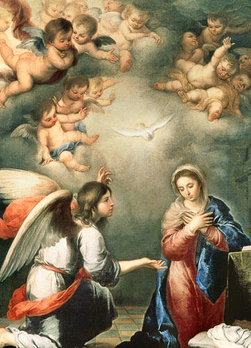 The Annunciation from Bartolomé Esteban Perez Murillo
