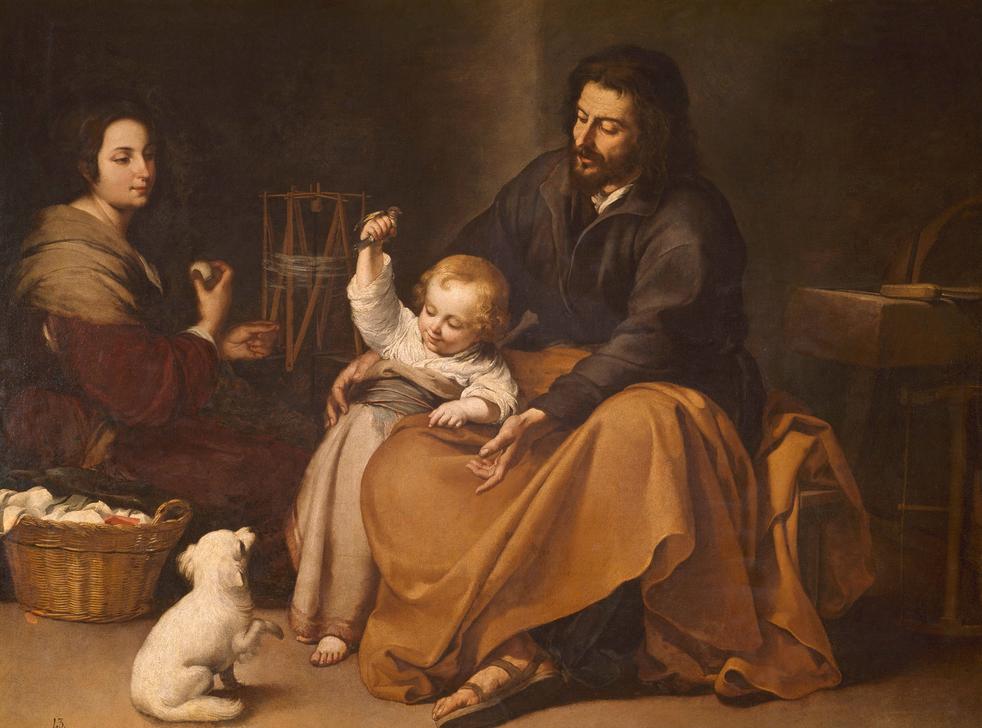 The Holy Family with the Little Bird from Bartolomé Esteban Perez Murillo