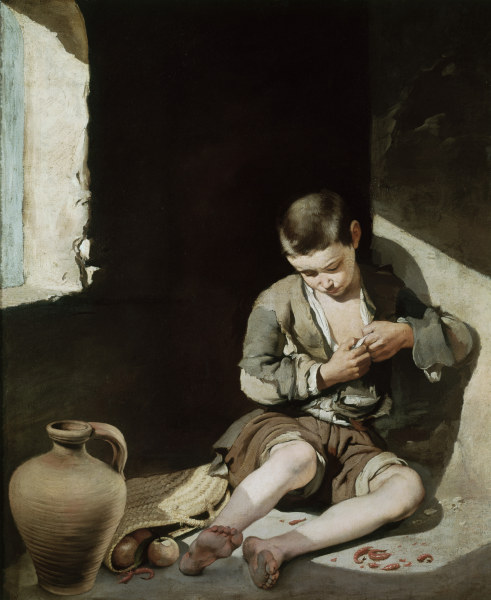 Murillo, Beggar Boy (Flea Catcher) from Bartolomé Esteban Perez Murillo