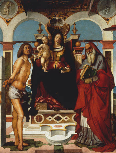 B.Montagna, Maria mit Kind u.Heiligen from Bartolomeo Montagna