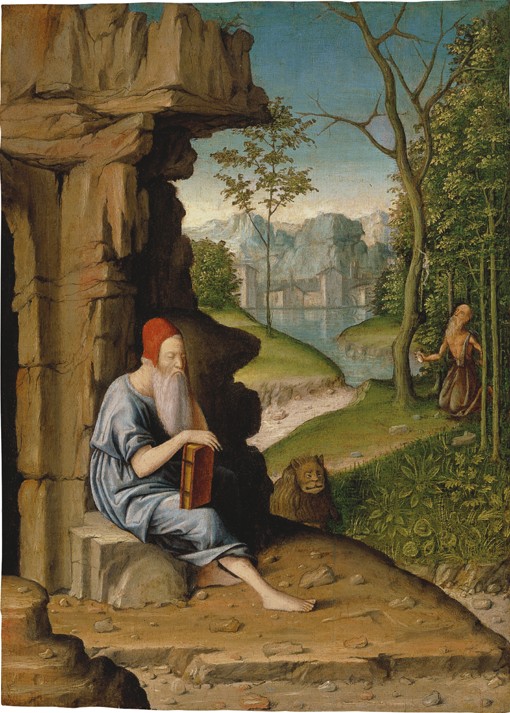 Saint Jerome in the Desert from Bartolomeo Montagna