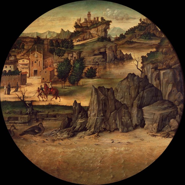 Landscape with Castles from Bartolomeo Montagna