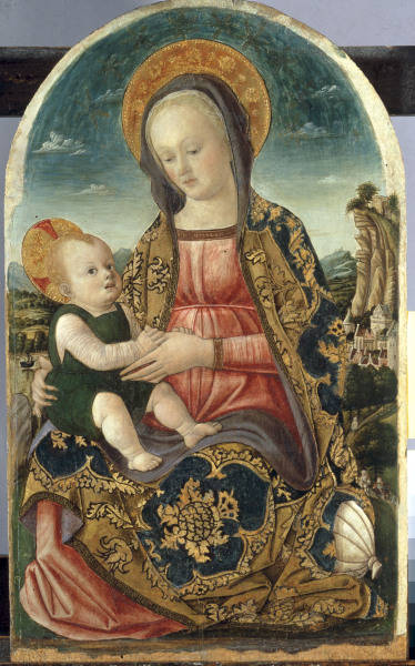 Vivarini-Schule, Maria mit Kind from Bartolomeo Vivarini
