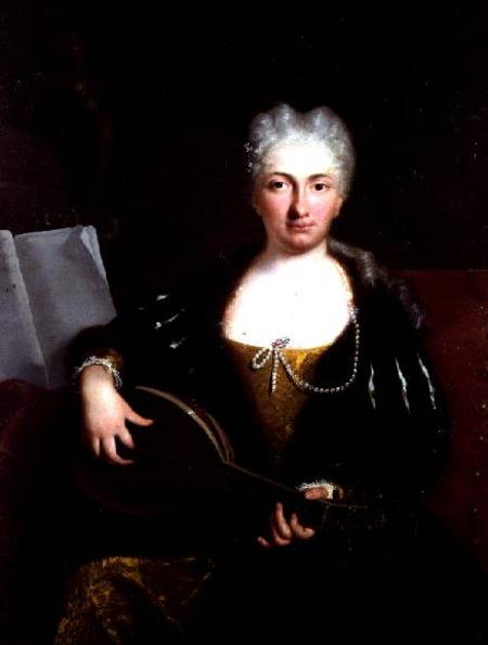 Portrait of Faustina Bordoni, Handel's singer from Bartolommeo Nazari